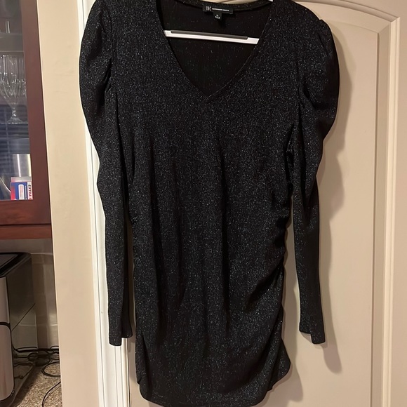 INC International Concepts Tops - INC black metallic blouse